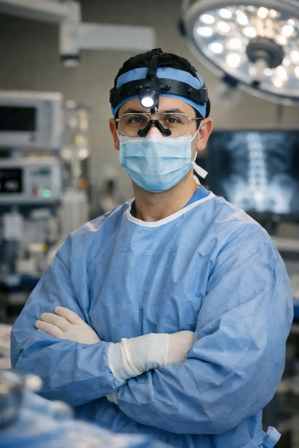 Dr. Marc Greenberg in the operating room